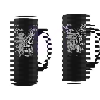 食道がん啓発ツルニチニチソウリボン コーヒーマグ - Kawaiitshirt