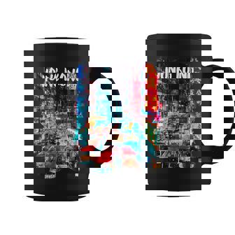 香港のお土産-夜の香港 コーヒーマグ - Kawaiitshirt