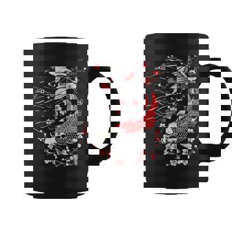 鯉 桜 桜 季節 錦鯉 魚 アジアン コーヒーマグ - Kawaiitshirt