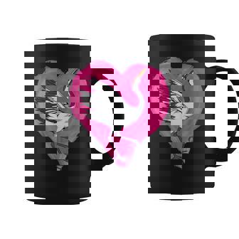 鶴 ハートデザインラブ 鶴 恋人 鶴 コーヒーマグ - Kawaiitshirt