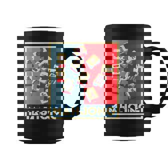 麻雀 牌 おもしろ グッズ 服 面白いtシャツ 文字入り 面白い 文字 ネタ プレゼント メンズ 雀士 コーヒーマグ - Kawaiitshirt