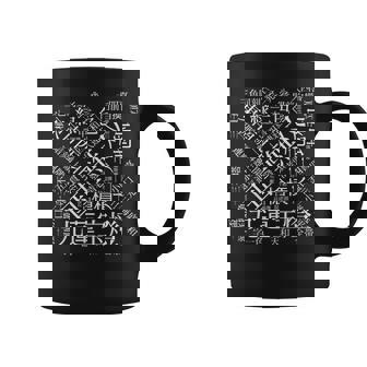 麻雀 牌 役名 おもしろ グッズ プレゼント 服 面白いtシャツ 文字入り 面白い 文字 ネタ メンズ 役一覧 コーヒーマグ - Kawaiitshirt