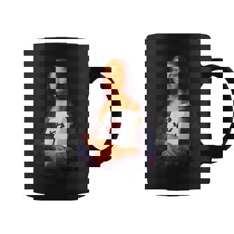 麻雀 牌 面白いtシャツ おもしろ モナリザ グッズ 服 面白い ネタ メンズ 中 コーヒーマグ - Kawaiitshirt