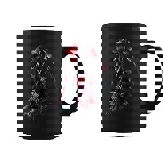 黒と赤のデザインの死神。 コーヒーマグ - Kawaiitshirt