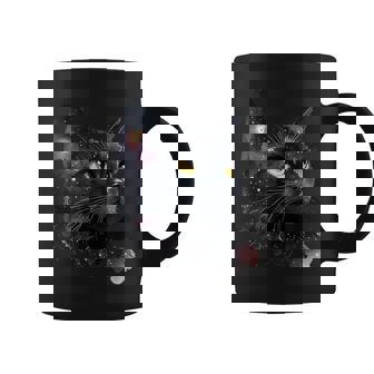 黒猫 黄色い目 猫の顔 子猫愛好家 コーヒーマグ - Kawaiitshirt