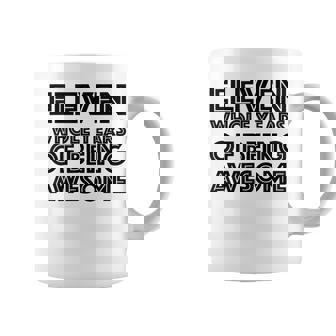 11歳の誕生日シャツギフト年齢11歳男の子女の子 コーヒーマグ - Kawaiitshirt