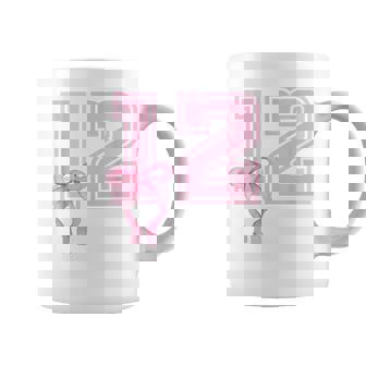 12 Years Old Birthday Girl Coquette Pink Bow Aesthetic Coffee Mug - Seseable