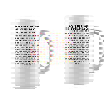 188 世界の国旗 世界の国旗 世界地図 コーヒーマグ - Kawaiitshirt
