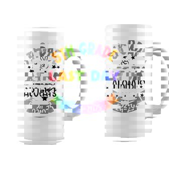 2025 Last Day Of School Autograph 5Th Grade Graduation Party Coffee Mug - Thegiftio