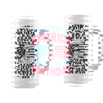 4Th Of July Everyone In America Parties On My Birthday Coffee Mug - Thegiftio