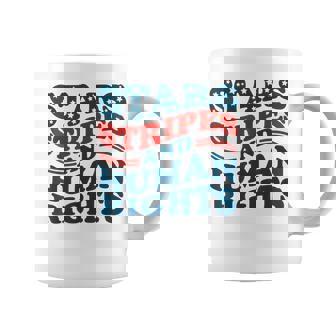4Th Of July Stars Stripes & Human Rights Women's Rights Coffee Mug | Mazezy
