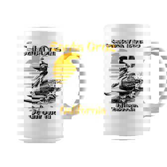 70S 80S Ca レトロ サーフィン ペリカン サンタクルーズ コーヒーマグ - Kawaiitshirt