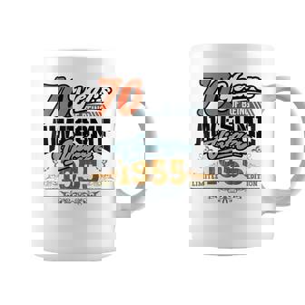 70歳の誕生日 ヴィンテージ 1955 70 Years Of Being Awesome レトロ コーヒーマグ - Kawaiitshirt