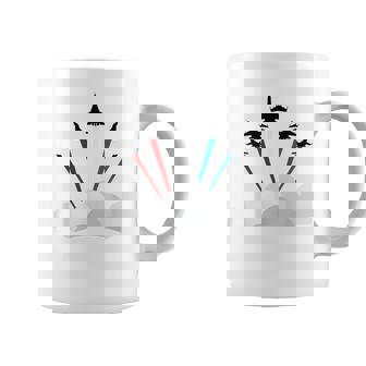 7月4日アメリカ独立記念日戦闘機ジェットクールグラフィック コーヒーマグ - Kawaiitshirt