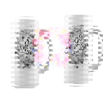 80 Years Loved 80歳の誕生日 フローラルリース 80歳 コーヒーマグ - Kawaiitshirt