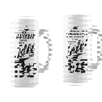 80E Anniversaire Né En Juillet 1945Intage 80 Ans D'âge Tasse - Cadeauxyz