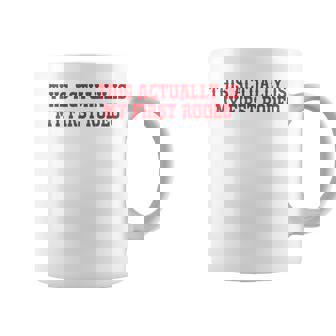 This Actually Is My First Rodeo Cowboy Western Cowgirl Coffee Mug - Thegiftio UK
