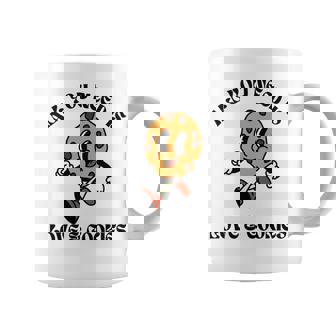 All You Need Is Love And Cookies レトロ 70年代 かわいい ハッピークッキー 長袖tシャツ コーヒーマグ - Kawaiitshirt