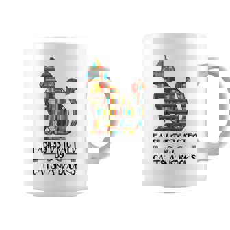 Amateur De Livres De Chat Amusant – Facilement Distrait Par Les Chats Et Les Livres Tasse - Cadeauxyz