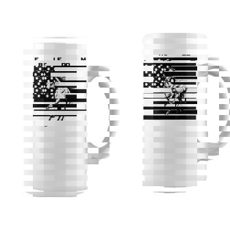 American Flag Horseback Riding Apparel Horse Coffee Mug - Thegiftio