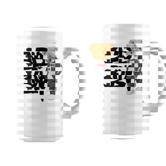Angry Bad Boystyle、クールなテディベア、バッドボーイグラフィックデザイン。 コーヒーマグ - Kawaiitshirt