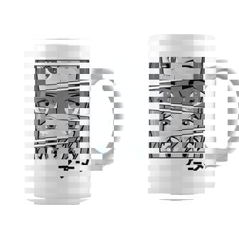 Anime Girls Face Manga Yeux Motif Japon Série Merch Tasse - Cadeauxyz