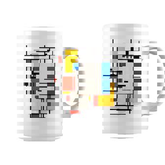 Arte Abstracto Artista Geométrico Obra De Arte Polígon Taza de café - Regaloses