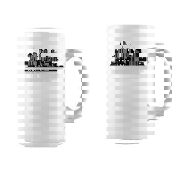 Atlanta Ga スカイライン 摩天楼 シティシルエット コーヒーマグ - Kawaiitshirt