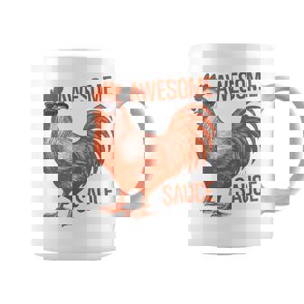 Awesome Sauce Cock Rooster Chicken Coffee Mug | Mazezy