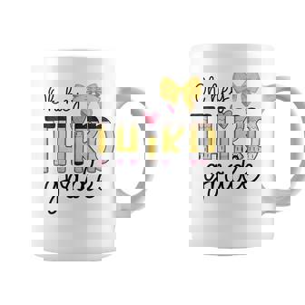 Back To School Oh Hey Third Grade Pencil Coquette Teachers Coffee Mug | Mazezy