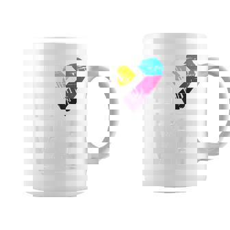 Bandera De Poliamor Amor Poliamoroso Taza de café - Regaloses