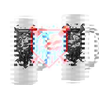 Baseball Drip Ice Cream 4Th Of July Usa Flag Coffee Mug | Mazezy