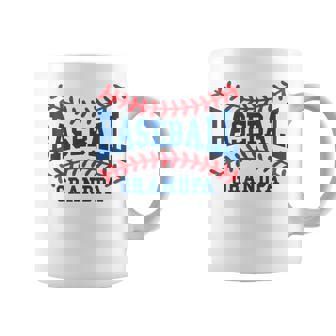 Baseball Grandpa Laces Little League Matching Father's Day Coffee Mug - Monsterry