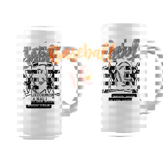 Baseball Mom Orange Varsity Baseball Mama Cute Mother's Day Coffee Mug - Thegiftio