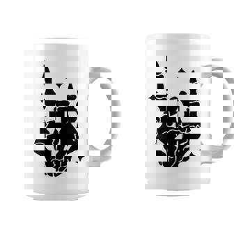 Bigfoot Merica Rock American Flag 4Th Of July 2 Sided Coffee Mug - Thegiftio UK