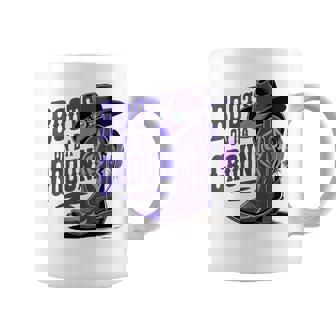 Boots On The Ground Boot Cowboy Purple Western Country Music Coffee Mug - Thegiftio UK
