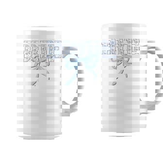 Bride Blue Bow Coquette Floral Matching Bridal Party Coffee Mug - Thegiftio
