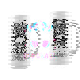 Bruh Im In 3Rd Grade Messy Bun First Day Of School Girls Coffee Mug | Mazezy