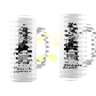 Bus Driver Life Messy Bun Back To School Bus Driver Womens Coffee Mug - Thegiftio