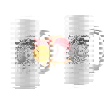 Busy Raising Ballers Softball And Baseball Leopard Mom Ball Coffee Mug - Thegiftio