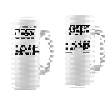 C'est Laie フランス語格言グラフィックデザイン コーヒーマグ - Kawaiitshirt