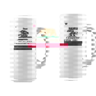 California Republic ノベルティ カリフォルニアベア カリフォルニアフラッグ コーヒーマグ - Kawaiitshirt