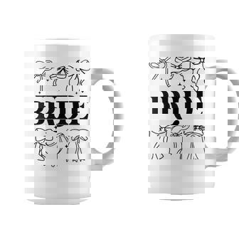 Camisas De Despedida Deoltera A Juego Con Lazo De Coqueta Para Novia In Mangas Taza de café - Regaloses