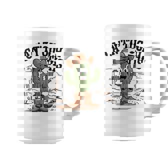 Can't Touch This Cactus Cowboy ウエスタンカートゥーン ユーモア コーヒーマグ - Kawaiitshirt
