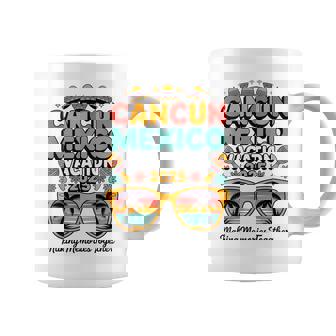 Cancun Mexico Vacation Beach 2025 Trip Group Squad Colorful Coffee Mug - Monsterry
