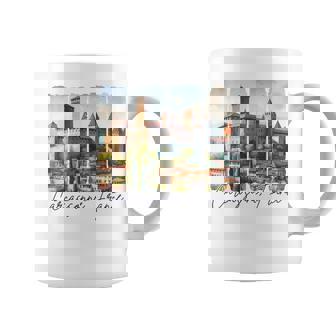 Carcassonne Francia Pinceladaiaje Carcassonneouvenir Taza de café - Regaloses