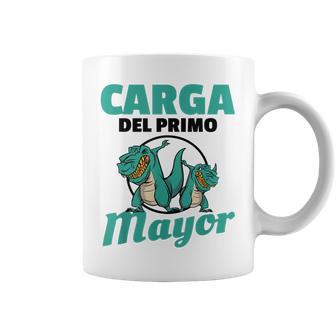 Carga Del Primo Mayor Nacimiento Embarazo Bebe Primo Menor Taza de café - Regaloses
