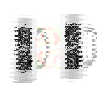 Carte De Jeu Rétro Roi De La Table De Tennis De Table Tasse - Cadeauxyz