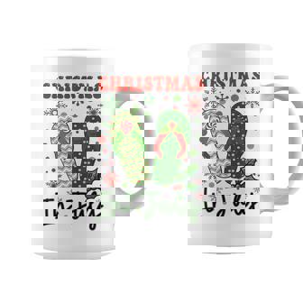 Christmas In July Flip Flops Xmas Flip Flops Summer Holiday Coffee Mug | Mazezy