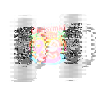 Christmas In July Santa Summer Beach Vibes Hawaiian Coffee Mug | Mazezy